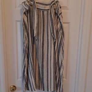 Striped Black and White Skirt